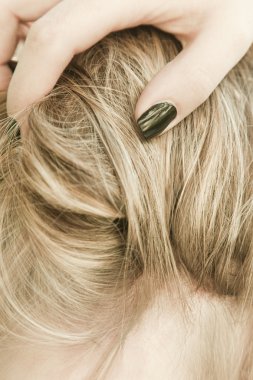 boyun & saç ob güzel ve seksi kadın