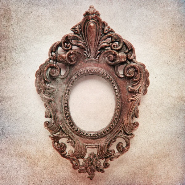 Shabby Chic Background with antique frame — Stock Photo, Image