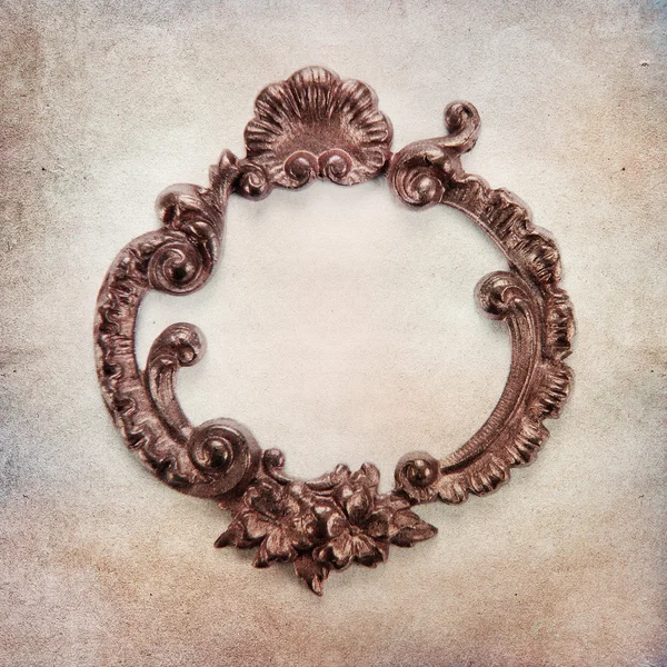 Shabby Chic Background with antique frame — Stock Photo, Image