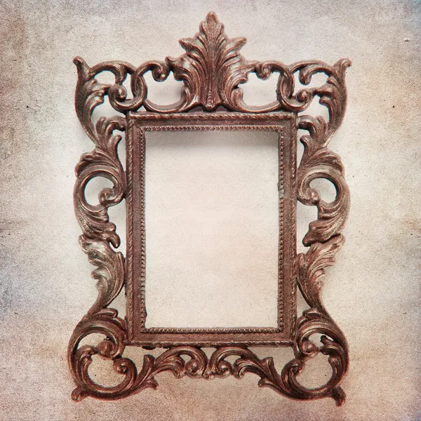 Shabby Chic Background with antique frame — Stock Photo, Image