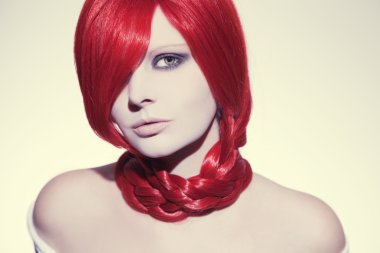 Güzel kadın portresi