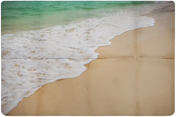 Sogno spiaggia sfondo di carta — Foto Stock