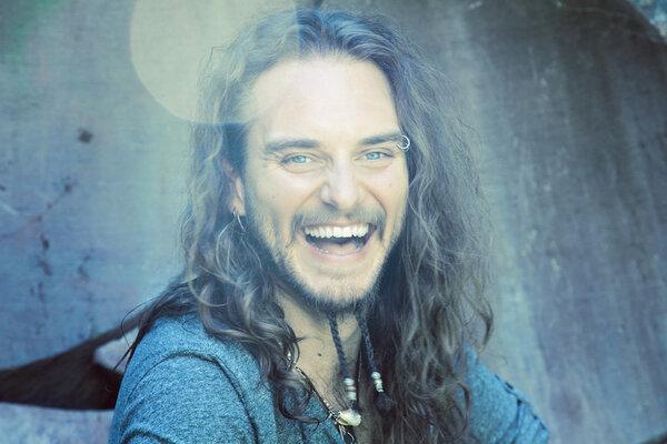 Young, attractive man close up