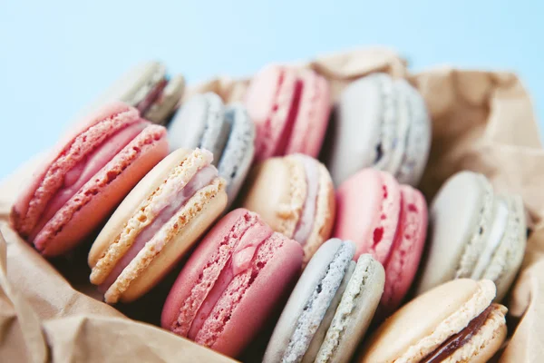 Shabby Chic Background with Macarons — Stockfoto