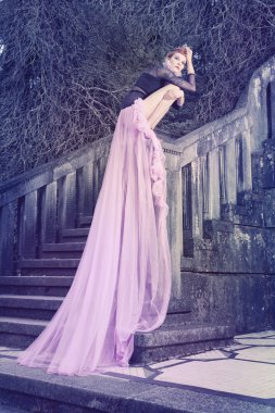 kadın güzel, romantik Gotik tarzı