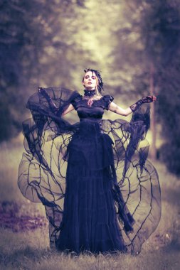 kadın güzel, romantik Gotik tarzı