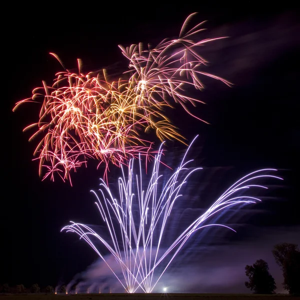 Fireworks Background — Stock Photo, Image