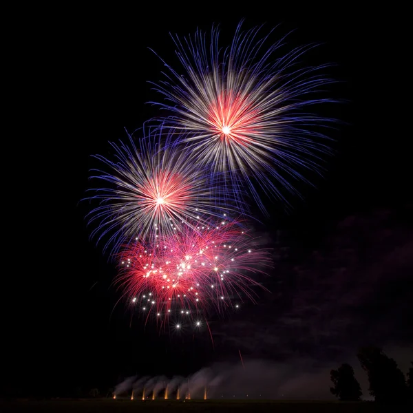 Fireworks Background — Stock Photo, Image