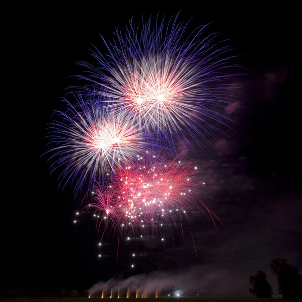 Fireworks Background — Stock Photo, Image