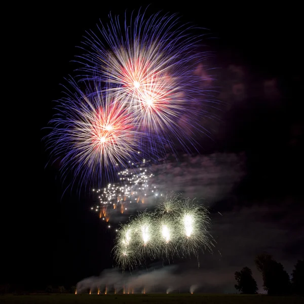 Fireworks Background — Stock Photo, Image