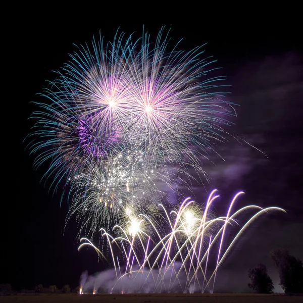 Fireworks Background — Stock Photo, Image