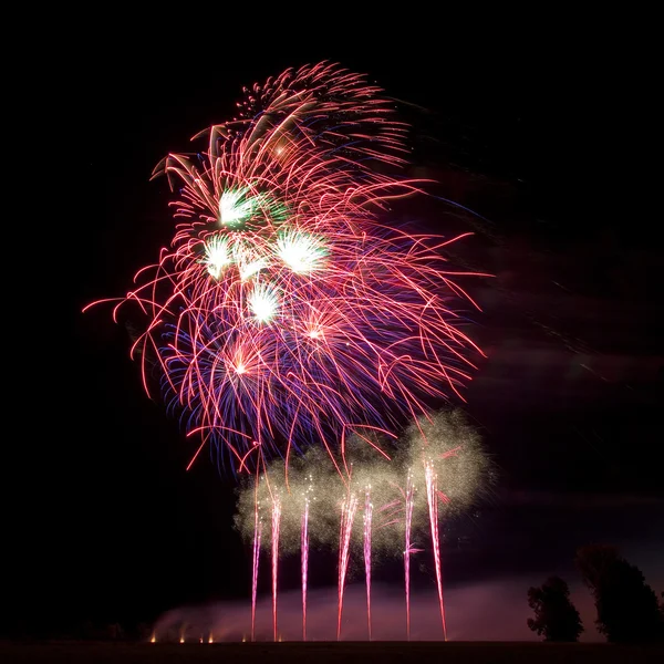 Awsome Fireworks Background — Stock Photo, Image