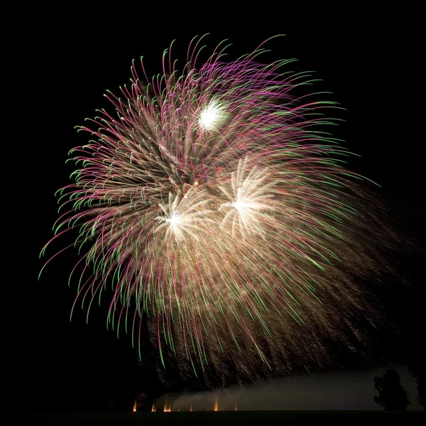 Awsome Fireworks Background — Stock Photo, Image