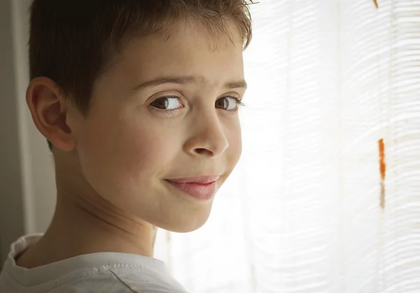 Portrait of smiling boy — Stock Photo, Image