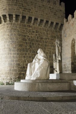 Monument to Saint Teresa of Jesus clipart