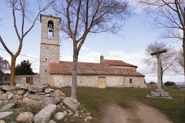 Vicolozano Romanesque church, Avila — Stock Photo, Image