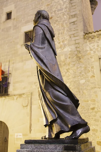 Skulptur des hl. Johannes vom Kreuz, avila, spanien — Stockfoto