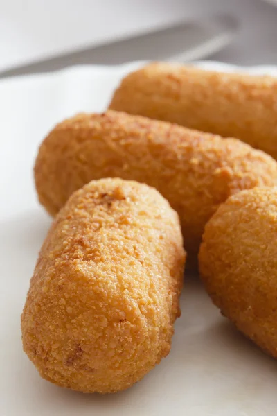 Dish with croquettes — Stock Photo, Image