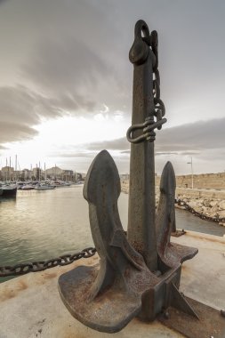 oksitlenmiş demir çapa