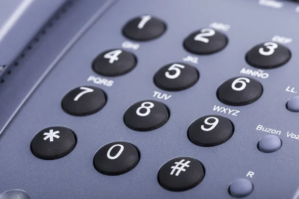 detail of keypad phone