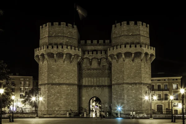 Torres de Serranos, Valencia — Stock Photo, Image