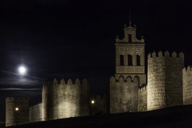 duvarları avila, castilla y leon (İspanya)