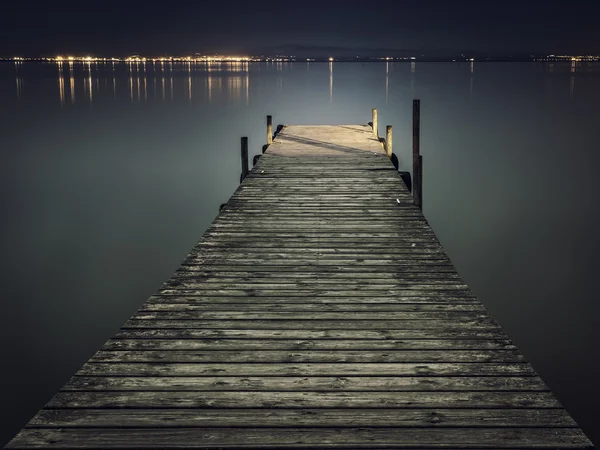 Pier at sunset — Stock Photo, Image