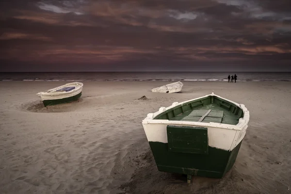 Łódź beached — Zdjęcie stockowe