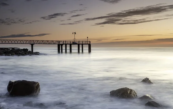 Molo sul mare — Foto Stock