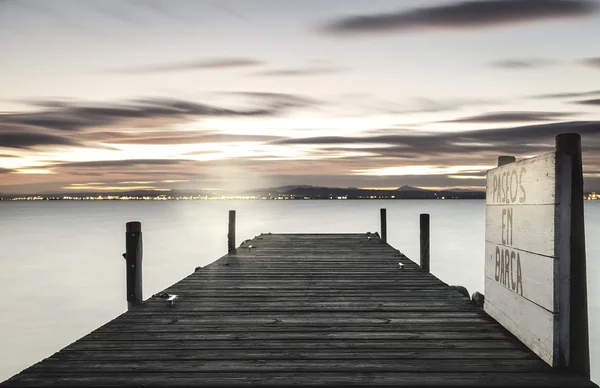 Inland lake in Valencia (spain) — Stock Photo, Image