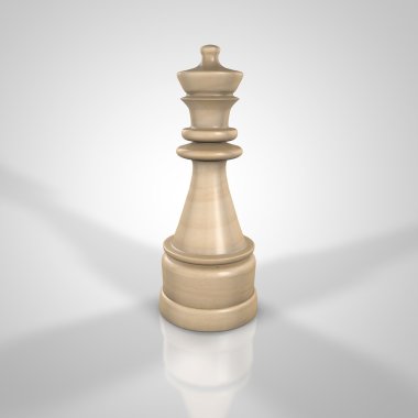 ahşap Kraliçe satranç