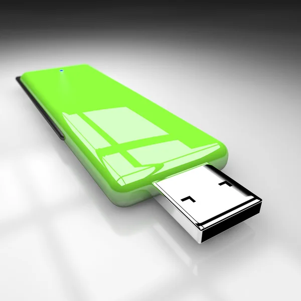 Pendrive 的插图 — 图库照片