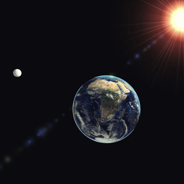 3d ілюстрація земної кулі — стокове фото