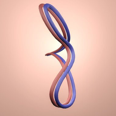 Dalgalar şeklinde ip