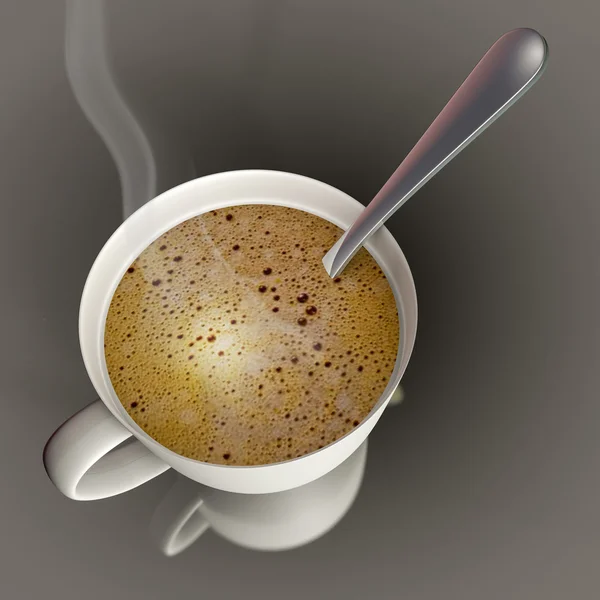 Coffee cup 3d render — Stock Photo, Image