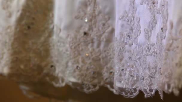 Wedding dress — Stock Video