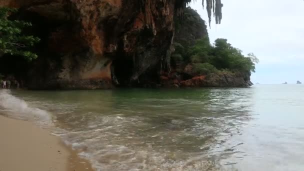 Spiaggia azzurra del mare — Video Stock