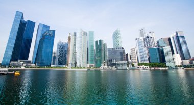 singapore City geniş panorama