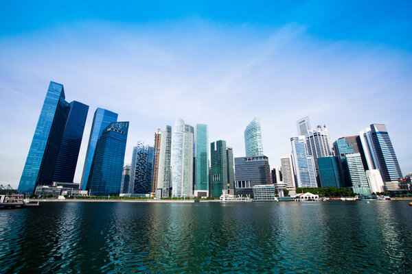 Panorama of Singapore City