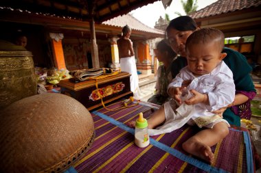 ? eremonies Bali, Endonezya.