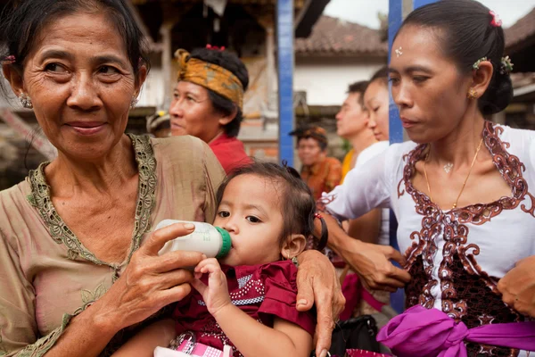 Сeremonies on Bali, Indonesia. — Stock Photo, Image