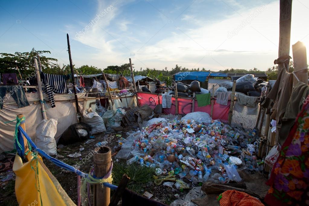 Waste processing plant in Bali island