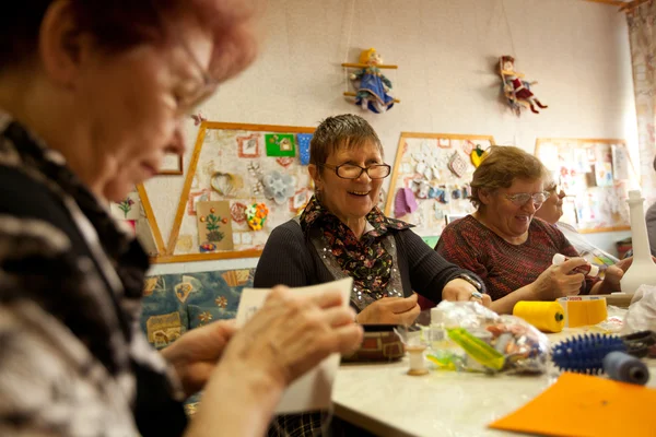 Ergotherapie voor ouderen — Stockfoto