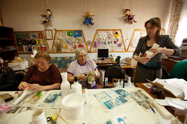 Terapia ocupacional para ancianos — Foto de Stock