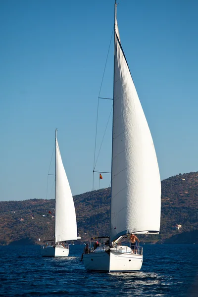 Sailing regatta viva Řecko 2012 — Stock fotografie