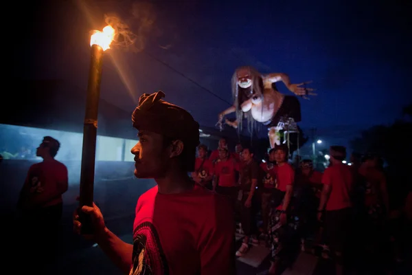 Nyepi - balinesischer Tag der Stille" — Stockfoto