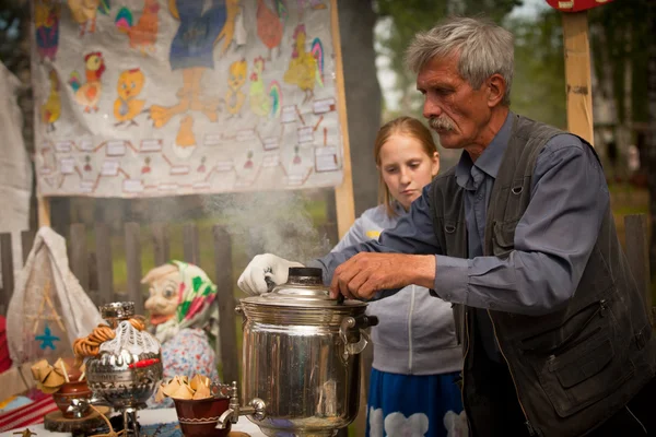 Vepsian nationell kultur livets träd — Stockfoto