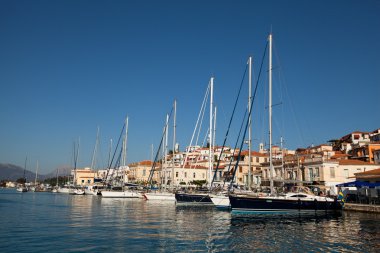 saronic körfez, yunanistan - 23 Eylül: saronic körfez, yunanistan üzerinde 23 Eylül 2012 tarihinde esnasında Yelkenli yat 