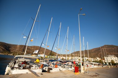 saronic körfez, yunanistan - 23 Eylül: saronic körfez, yunanistan üzerinde 23 Eylül 2012 tarihinde esnasında Yelkenli yat 