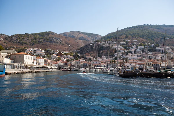 Saron Körfezi, Yunanistan - 23 Eylül: denizciler katılmak yelkenli içinde "viva Yunanistan 2012" 23 Eylül 2012 tarihinde saronic gulf, Yunanistan. — Stok fotoğraf